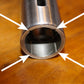 Square corners align with inner marks